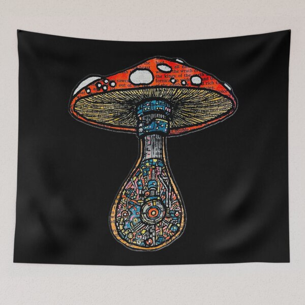 Item preview, Cyber Mushroom Cross-Section  designed and sold by Shiny Red Nothing.