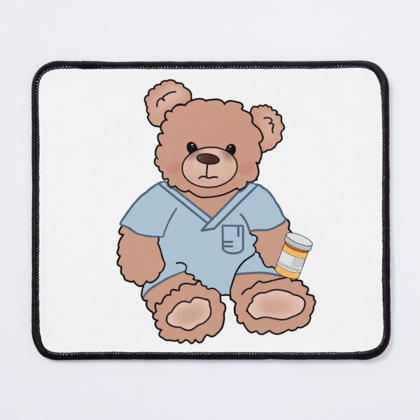 Item preview, Burnt Out Nurse Teddy Bear designed and sold by CozyCrafts04.