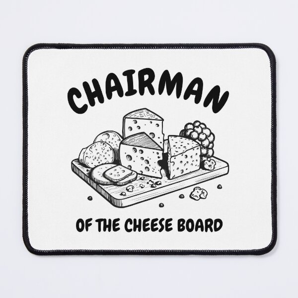 Item preview, Chairman of the Cheese Board Graphic Tee - Funny Cheese Lover Design designed and sold by DontGiveaShirt.