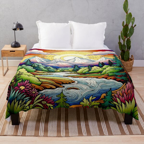 Item preview, Mountain River Sunrise designed and sold by ViaARTfactory.