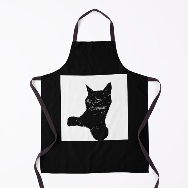 Item preview, Black and white Cozy cat designed and sold by Punkinchunk.