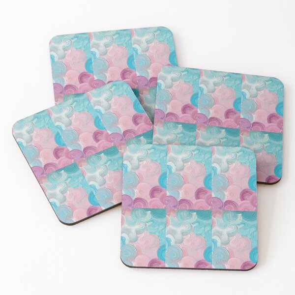 Item preview, Swirly Colors of Pink and Blue designed and sold by DivinelyStyles.