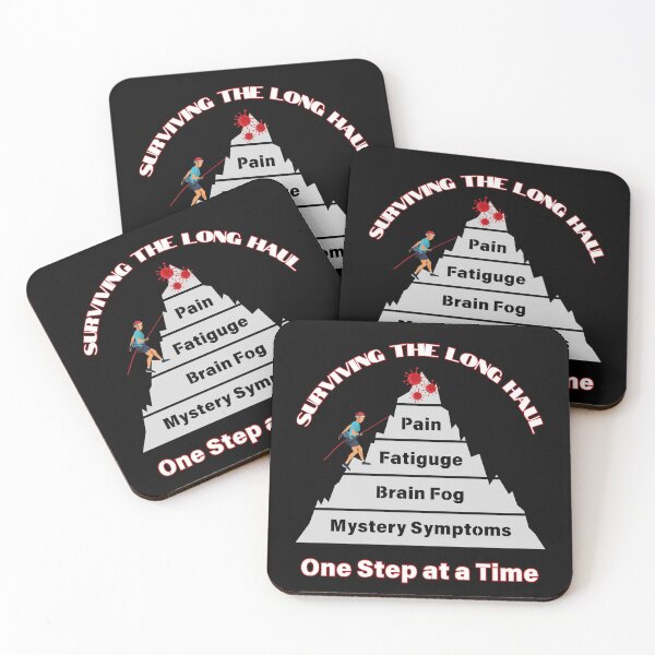 Item preview, Surviving the Long Haul One Step at a Time (for dark colors) designed and sold by LongHaulHumor.