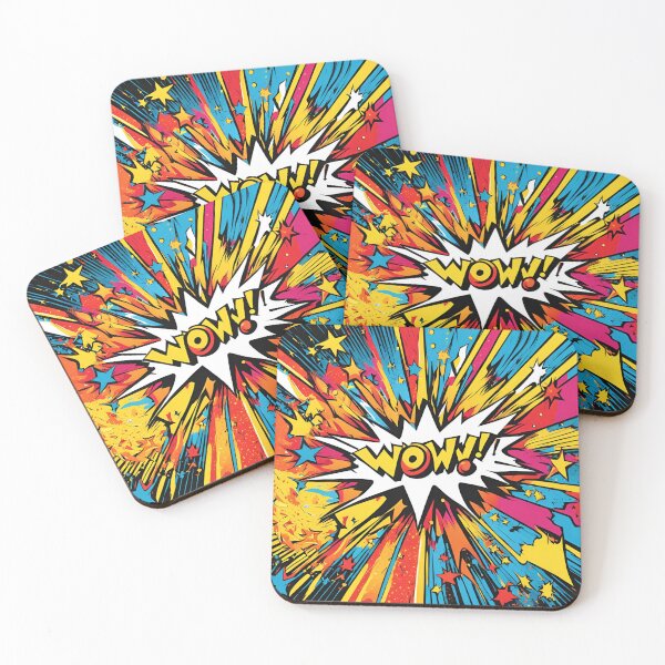 Item preview, Pop-Art: Comic WOW Bang Explosion designed and sold by Traloch O'Laoi.