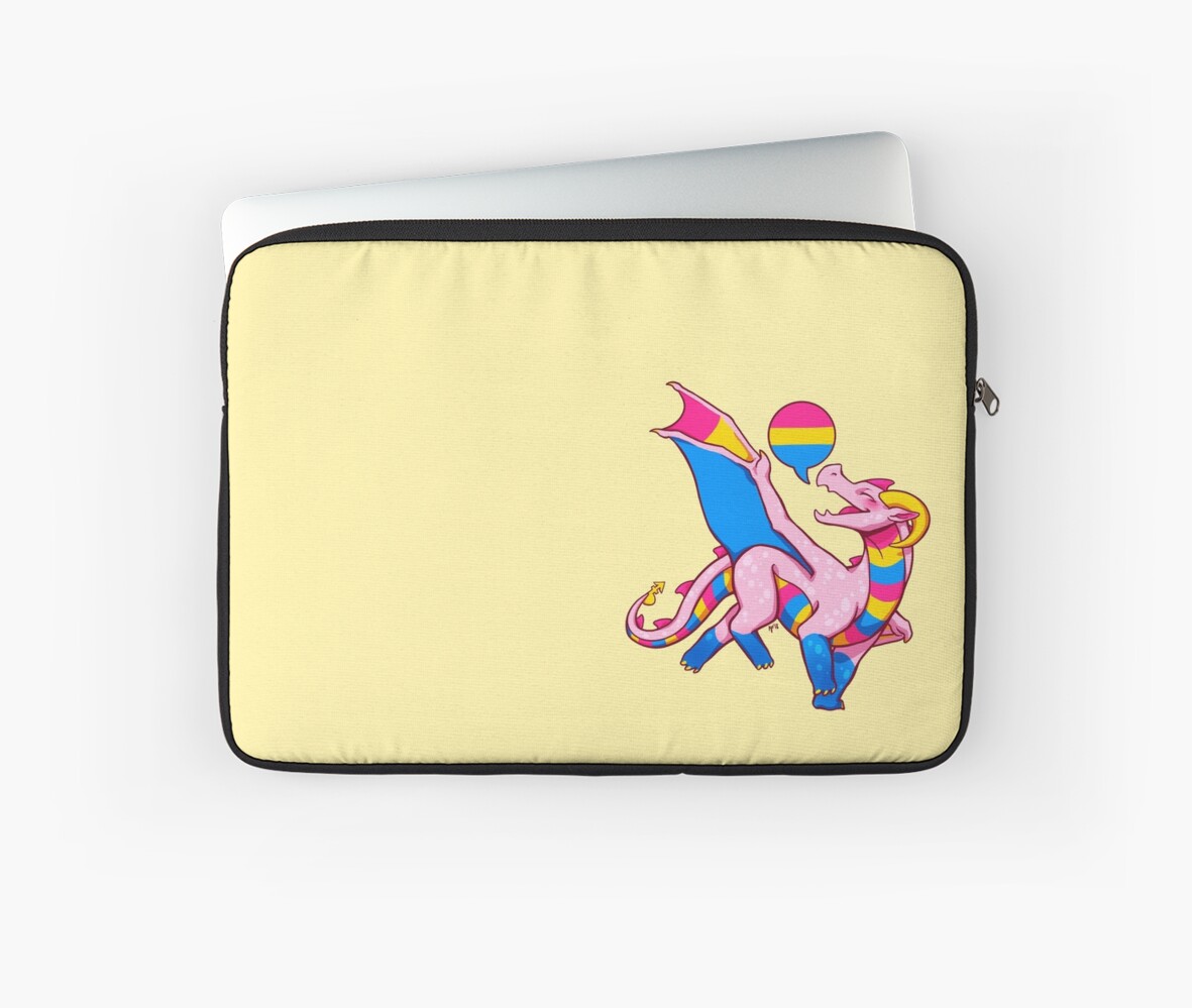 Pansexual Pride Flag Dragon 2nd Edition Laptop Sleeves