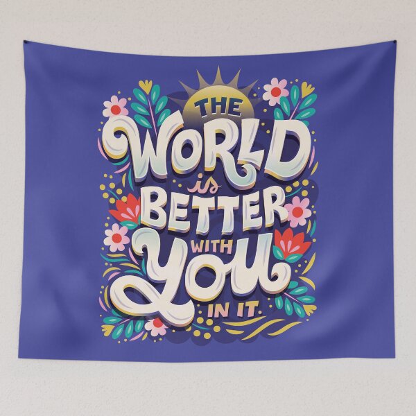 Item preview, The World is Better With You in It designed and sold by Risa Rodil.
