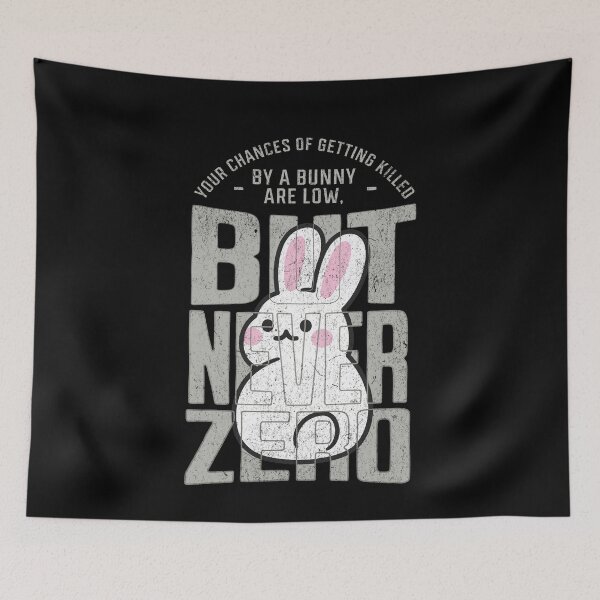 Item preview, Bunny Rabbit Never Zero designed and sold by Clara Hollins.