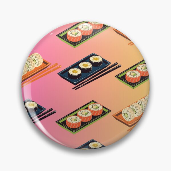 Item preview, Sushi Maki Roll Platter Pattern designed and sold by xxxJJxxx.