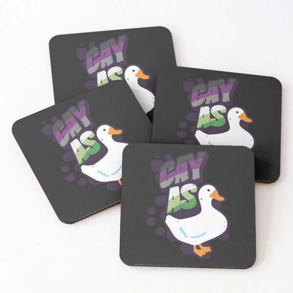 Item preview, Aroace Gay as Duck LGBT Asexual Aromantic Pride Flag designed and sold by Clara Hollins.