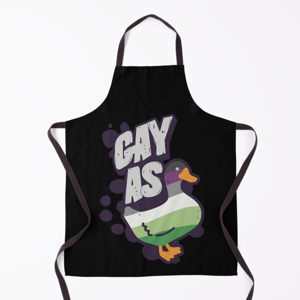 Item preview, Aroace Gay as Duck LGBT Asexual Aromantic Pride Flag designed and sold by Clara Hollins.