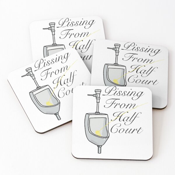 Item preview, Pissing From Half Court designed and sold by The Soapiest Goat.