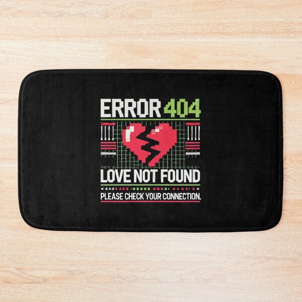 Item preview, Error 404 Love Not Found Funny Anti Valentines Day designed and sold by chantastical.