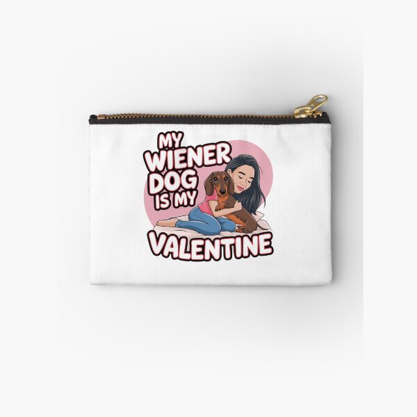 Item preview, My Wiener Dog Is My Valentine - Valentines Design designed and sold by Peter Stawicki.