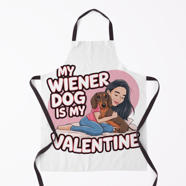 Item preview, My Wiener Dog Is My Valentine - Valentines Design designed and sold by Peter Stawicki.