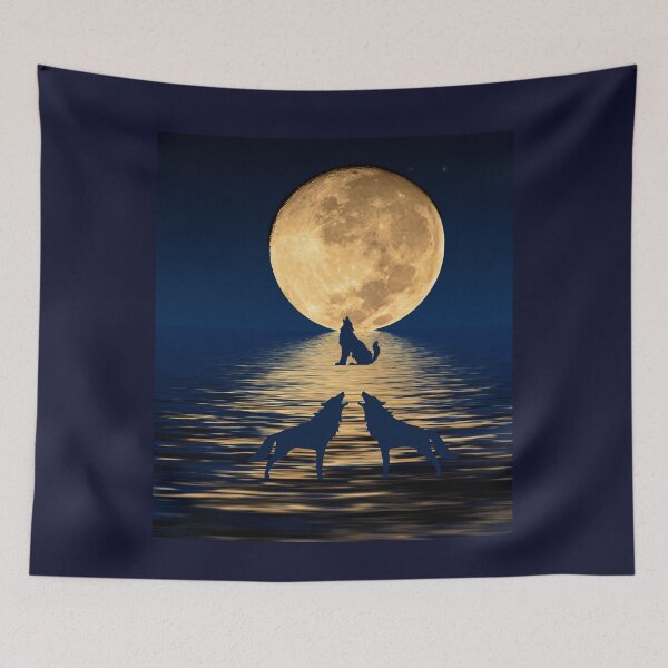 Item preview, Wolves howling at the Moon designed and sold by 3TFashion.