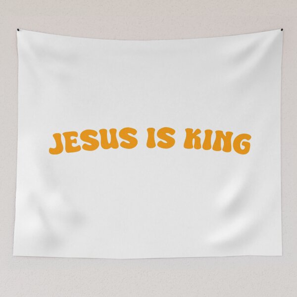 Item preview, Jesus is King (Orange) designed and sold by FilipeFerreira.