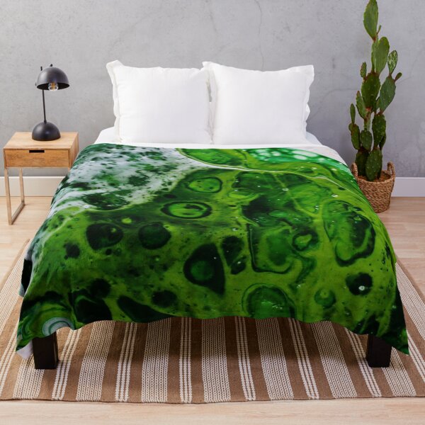 Item preview, Emerald Green River Paint Pour designed and sold by Havocgirl.
