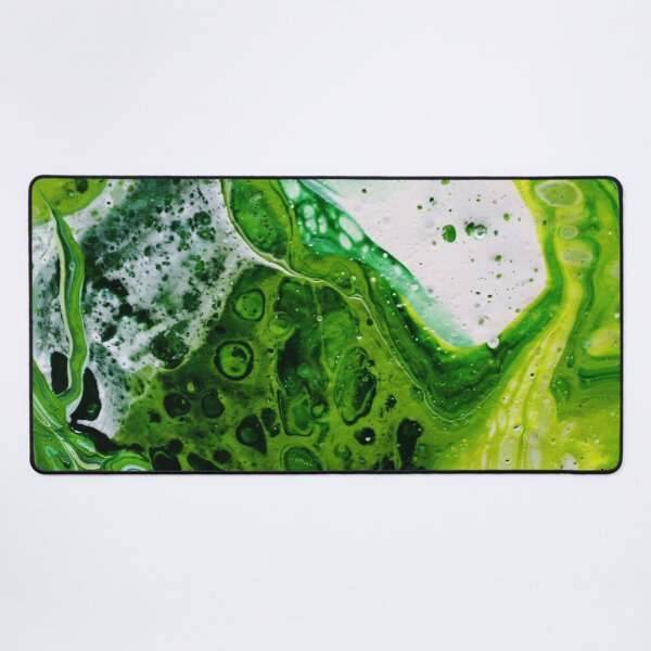 Item preview, Emerald Green River Paint Pour designed and sold by Havocgirl.