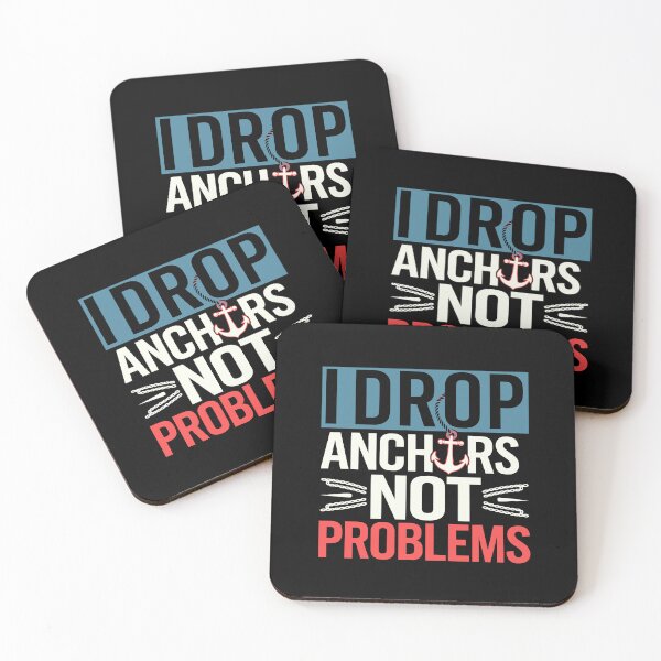Item preview, I Drop Anchors, Not Problems – Boating Funny designed and sold by tmerchtrends.