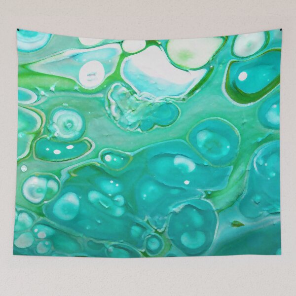 Item preview, Ocean Breeze Paint Pour designed and sold by Havocgirl.