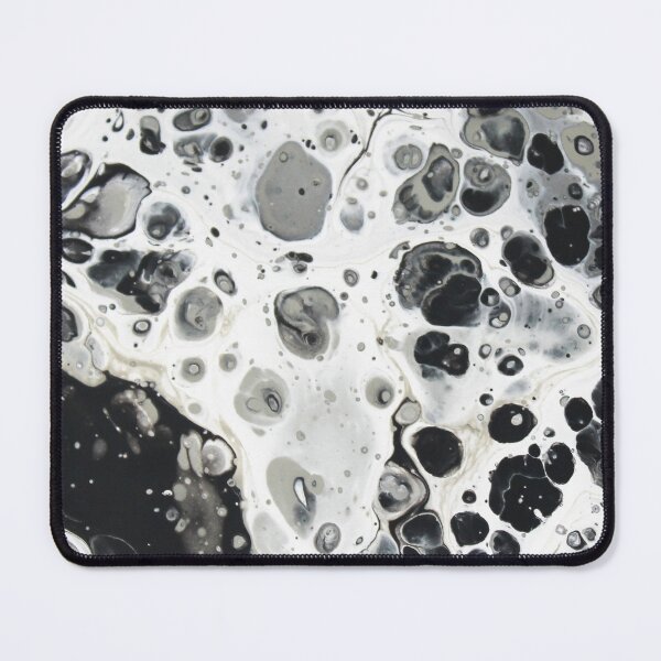 Item preview, Black & White Bubbles Paint Pour designed and sold by Havocgirl.