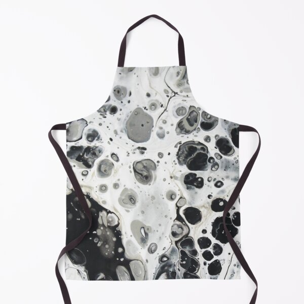 Item preview, Black & White Bubbles Paint Pour designed and sold by Havocgirl.