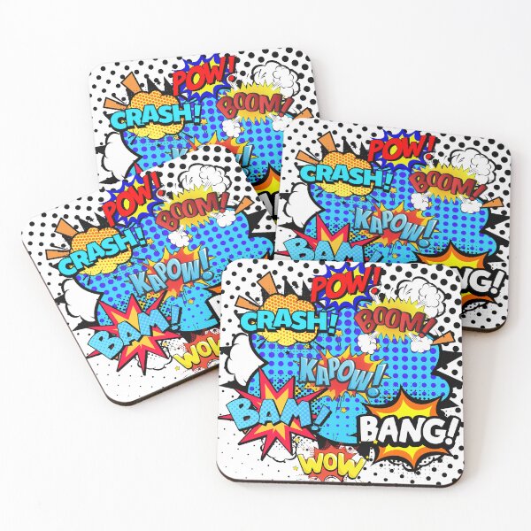 Item preview, Pop-Art: Kapow Crash Boom Pow Bam Bang Wow Burst Explosion designed and sold by Traloch O'Laoi.
