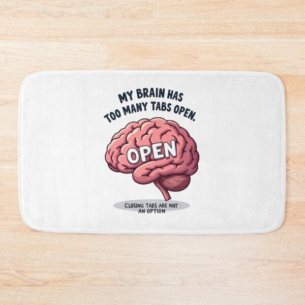 Item preview, Brain Overload - Funny Design designed and sold by Fab-Haven.