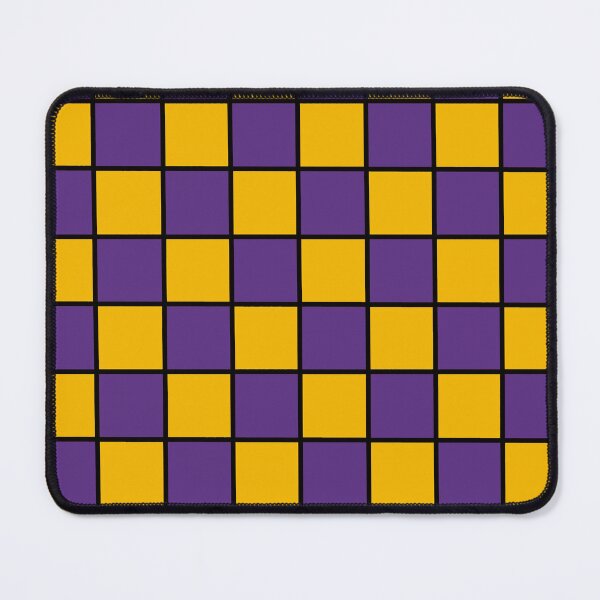Item preview, Violet Purple & Golden Yellow Chex 3 designed and sold by Havocgirl.