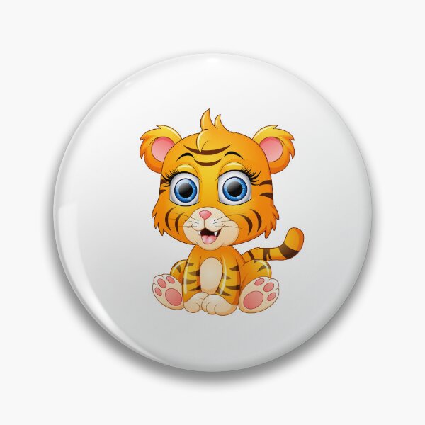 Item preview, CuteTigerSticker designed and sold by hsstudio2025.