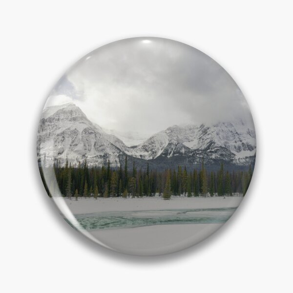 Item preview, Athabasca River Framed by Snowy Peaks designed and sold by rawshutterbug.