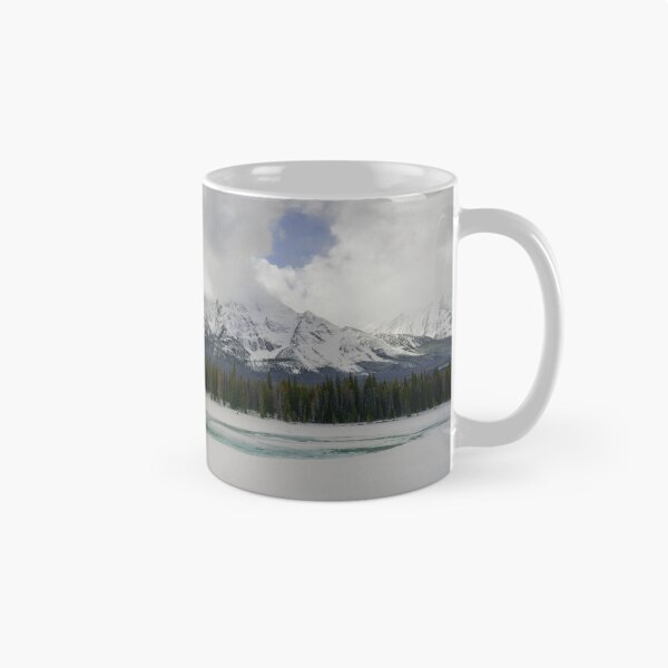 Item preview, Athabasca River Framed by Snowy Peaks designed and sold by rawshutterbug.