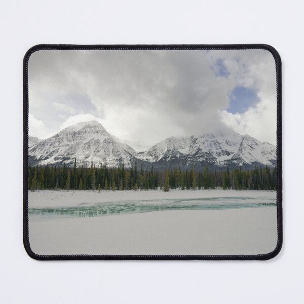 Item preview, Athabasca River Framed by Snowy Peaks designed and sold by rawshutterbug.