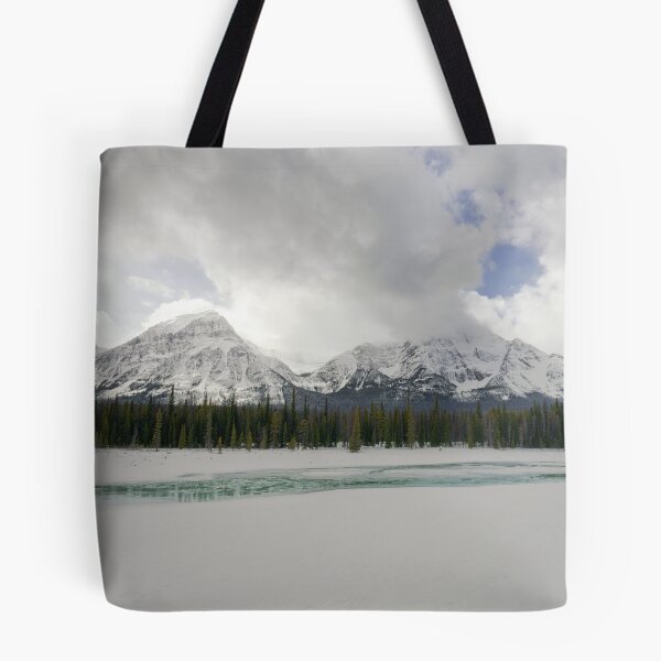 Item preview, Athabasca River Framed by Snowy Peaks designed and sold by rawshutterbug.