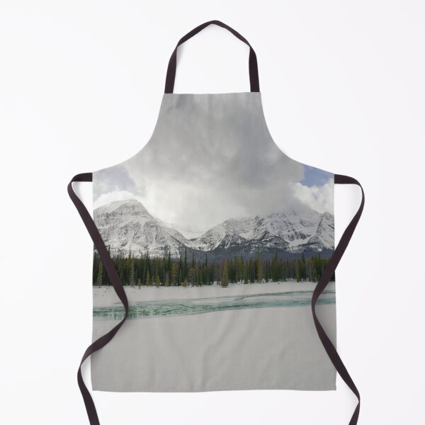 Item preview, Athabasca River Framed by Snowy Peaks designed and sold by rawshutterbug.