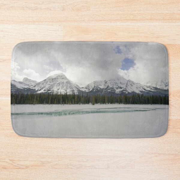 Item preview, Athabasca River Framed by Snowy Peaks designed and sold by rawshutterbug.