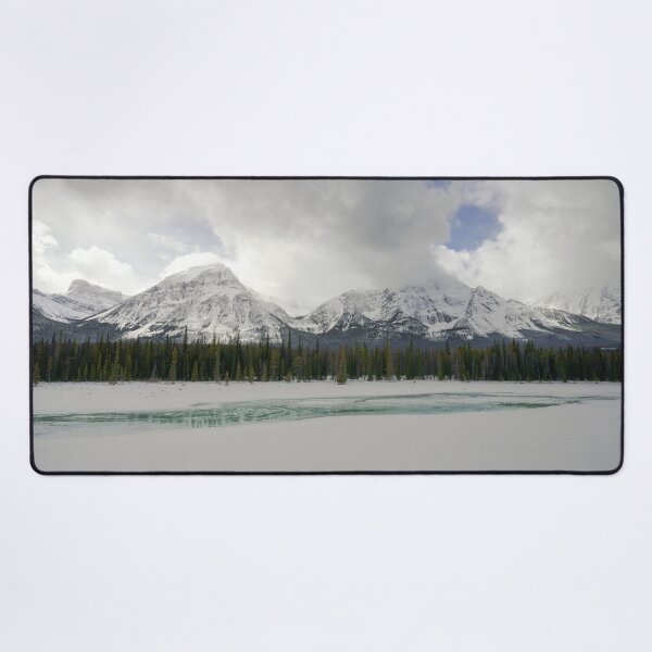 Item preview, Athabasca River Framed by Snowy Peaks designed and sold by rawshutterbug.