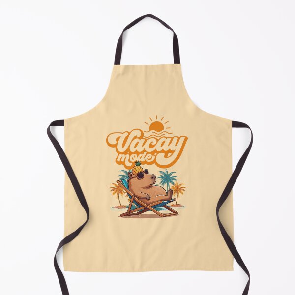 Item preview, Summer Vacay Mode - Cool Capybara On The Beach designed and sold by The magic  Yellow bus.
