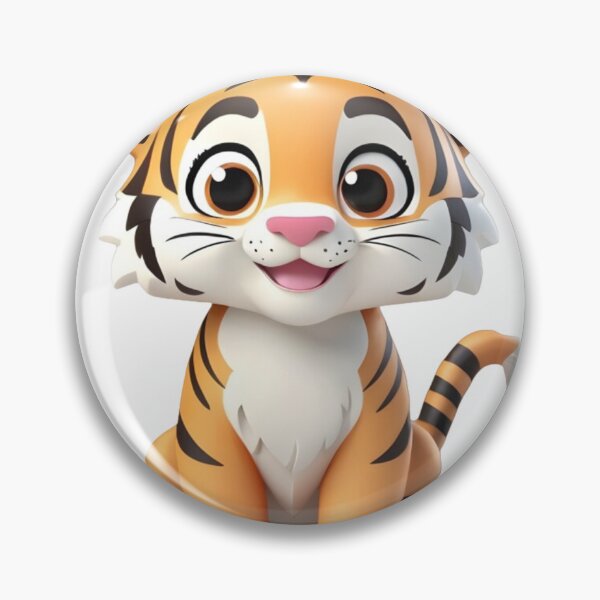 Item preview, CuteTigerSticker designed and sold by hsstudio2025.