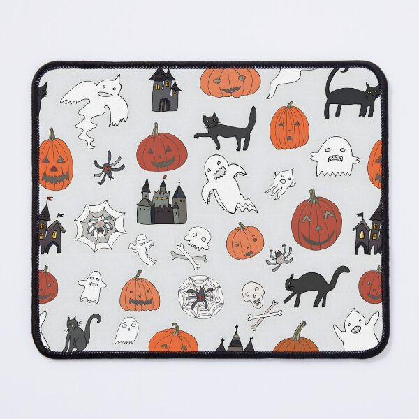 Item preview, Halloween Doodle Pattern with Colorful Accents designed and sold by BeNoOne.