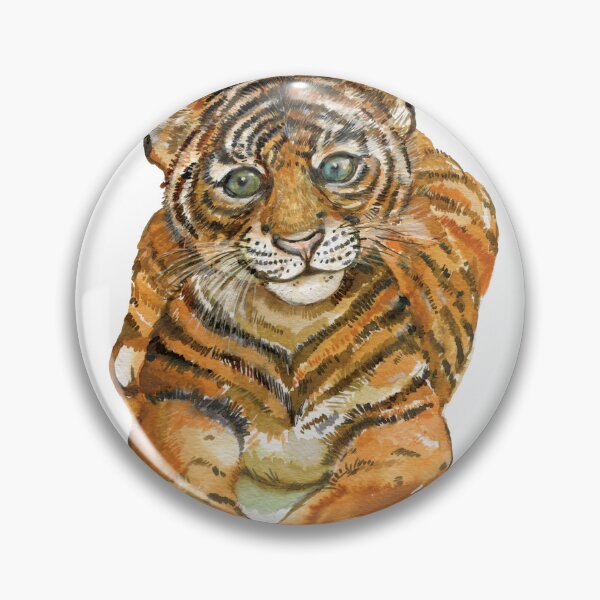 Item preview, CuteTigerSticker designed and sold by hsstudio2025.