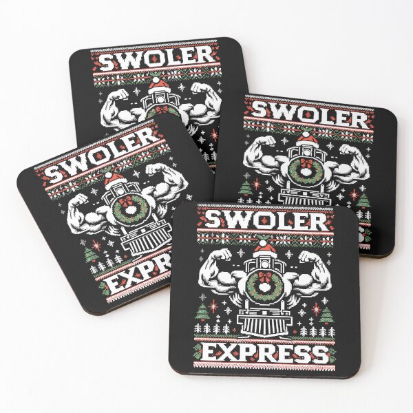 Item preview, Swoler Express Ugly Christmas Season Train designed and sold by Dressed For  Duty.