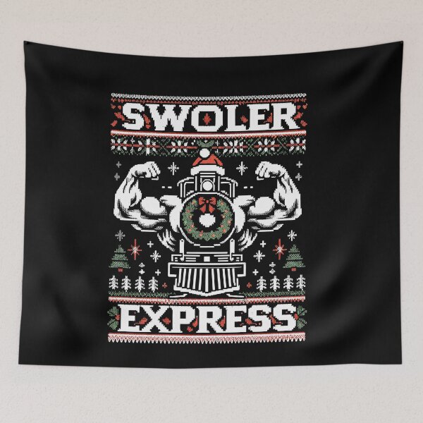 Item preview, Swoler Express Ugly Christmas Season Train designed and sold by Dressed For  Duty.