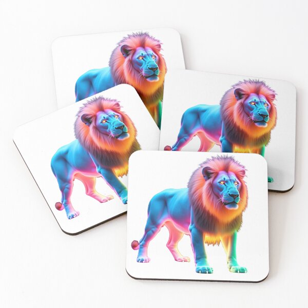 Item preview, Colorful Glowing Lion designed and sold by GloriousArtSKD.