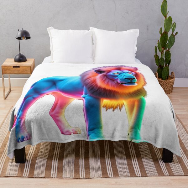 Item preview, Colorful Glowing Lion designed and sold by GloriousArtSKD.