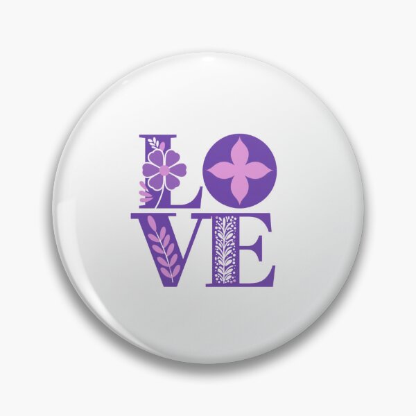Item preview, Vibrant Floral Love Typography Minimalist Design designed and sold by Colorful-Garden.