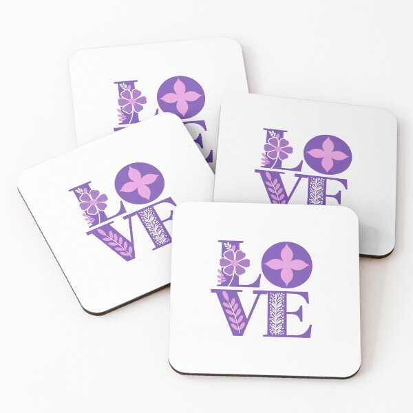 Item preview, Vibrant Floral Love Typography Minimalist Design designed and sold by Colorful-Garden.