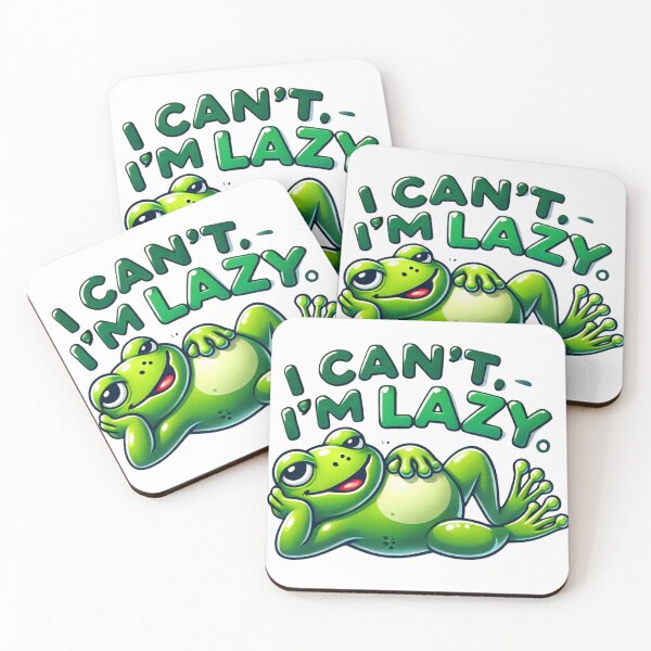 Item preview, Lazy Frog Vibes - Funny Cartoon  designed and sold by ATOTI.
