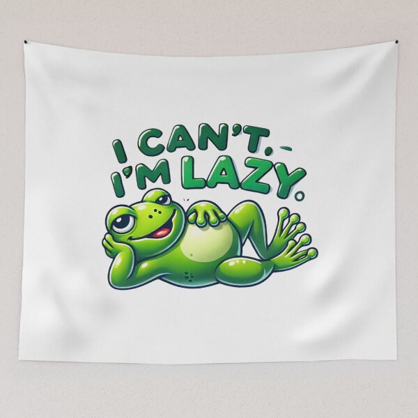 Item preview, Lazy Frog Vibes - Funny Cartoon  designed and sold by ATOTI.