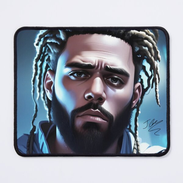 Item preview, J Cole Cyberpunk Portrait designed and sold by Knightly Armor.